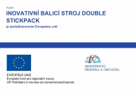 INOVATIVNÍ BALICÍ STROJ DOUBLE STICKPACK